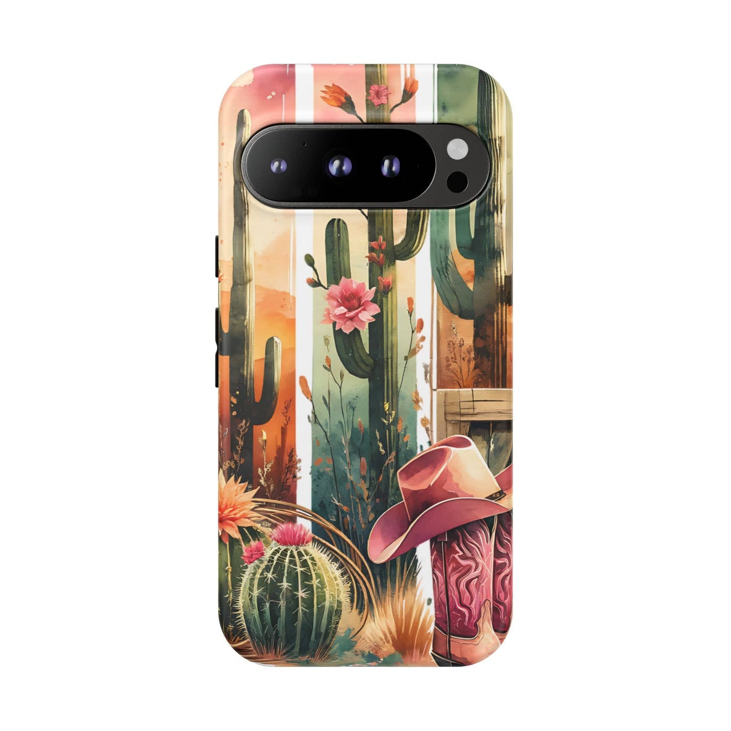 Southwestern Floral Cactus -Tough Case