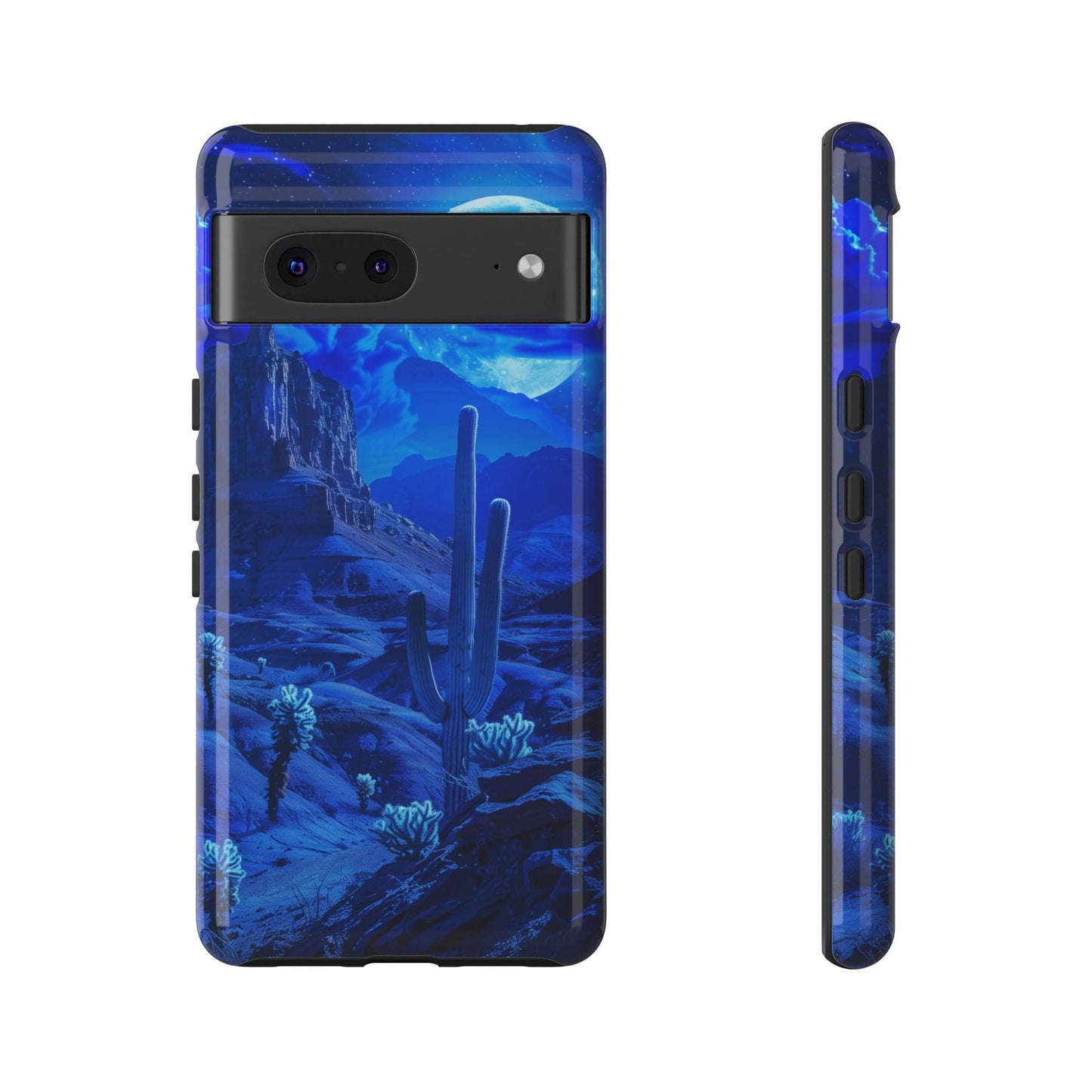 Blue Desert Moon Phone Case