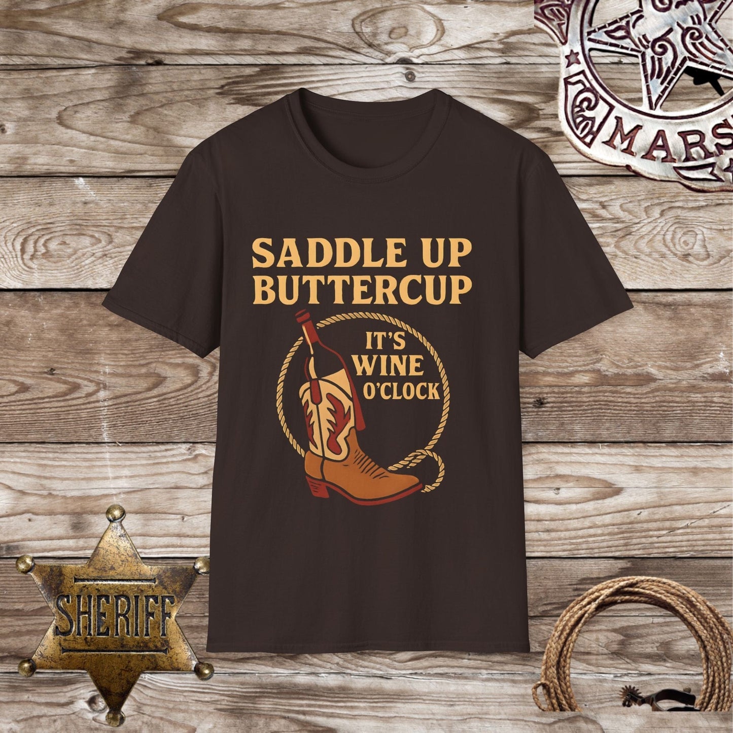 Cowboy Wine O'Clock T-Shirt