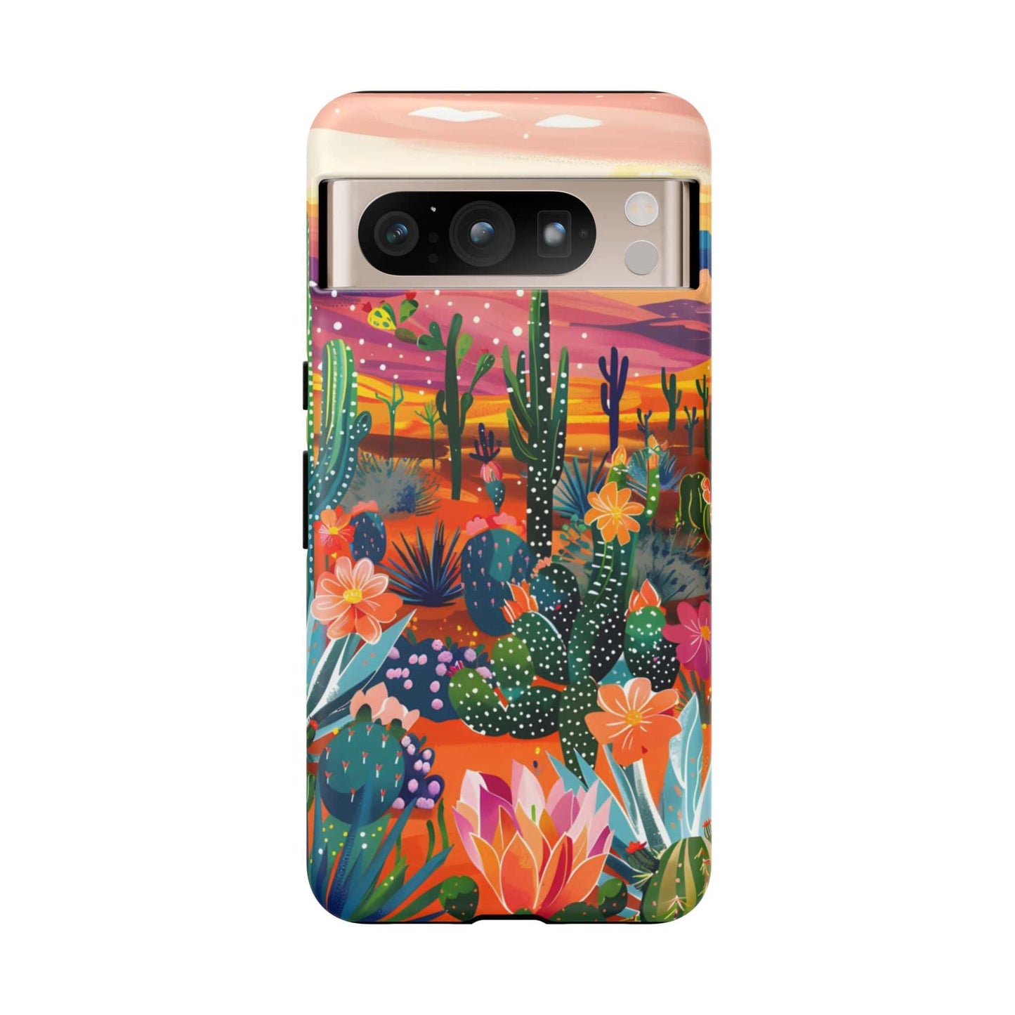 Colorful Cactus Phone Case