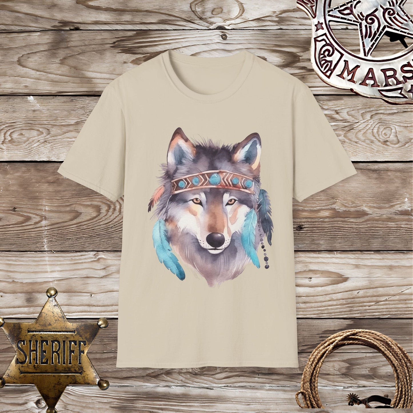 Wolf Headdress T-Shirt –