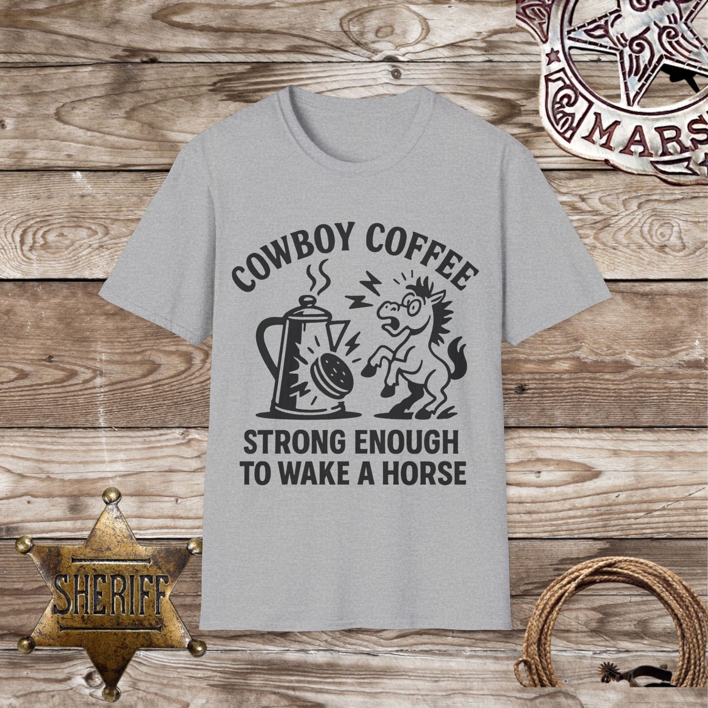 Cowboy Coffee Unisex T-Shirt