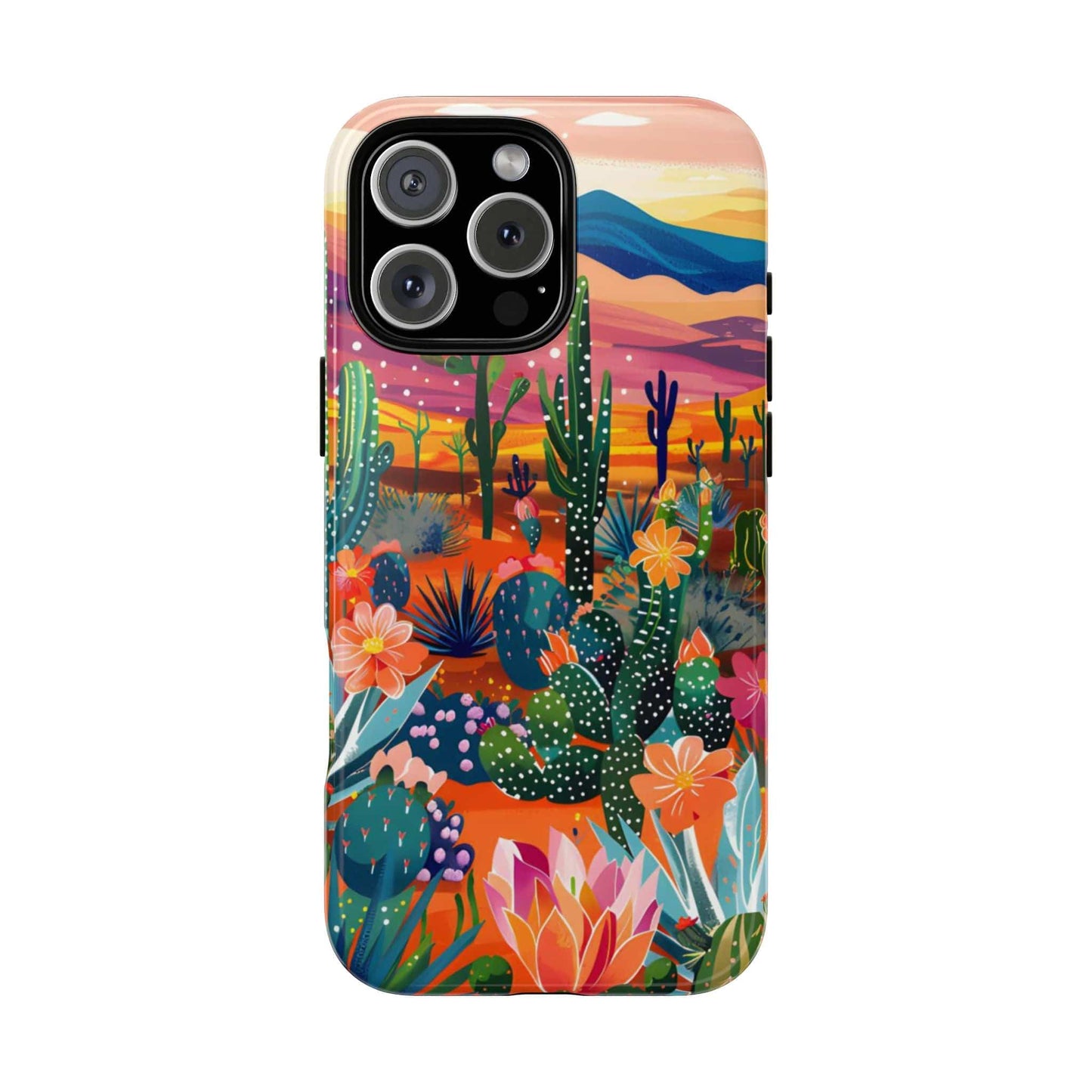 Colorful Cactus Phone Case