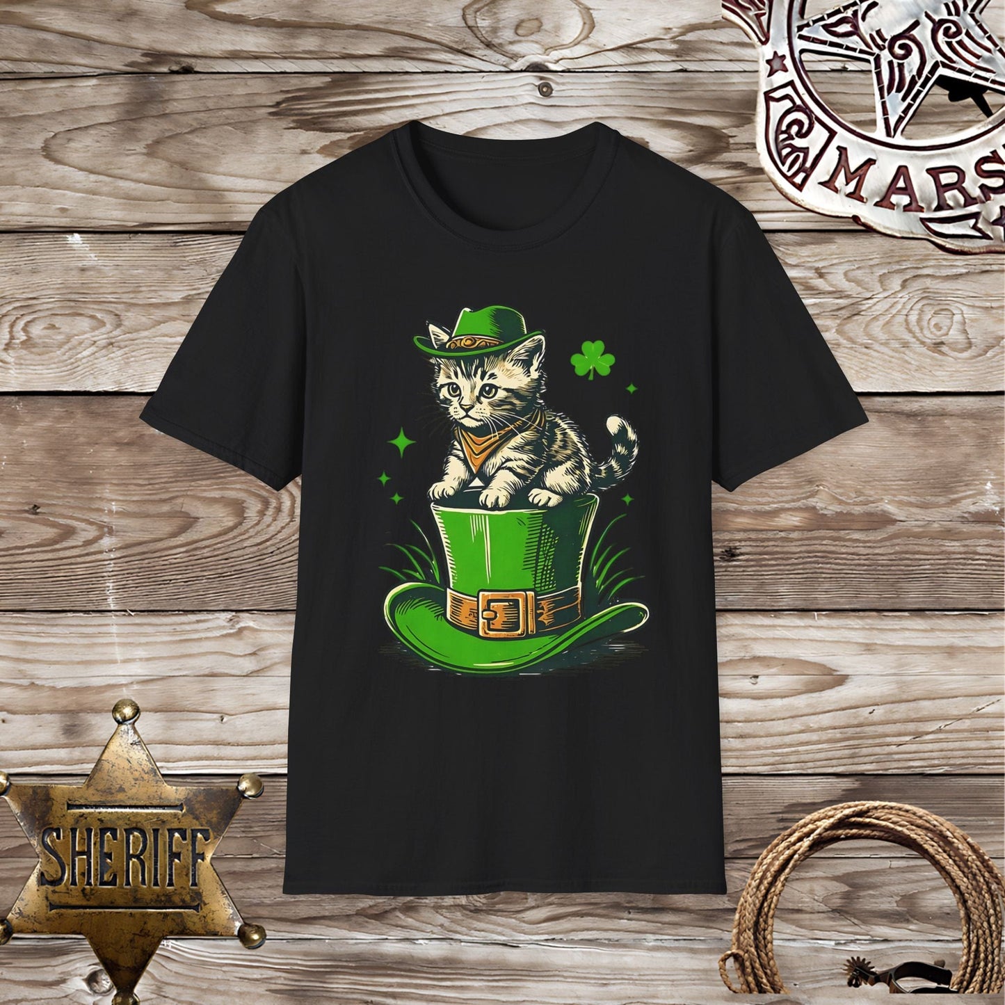 St. Patrick's Day Cat T-Shirt
