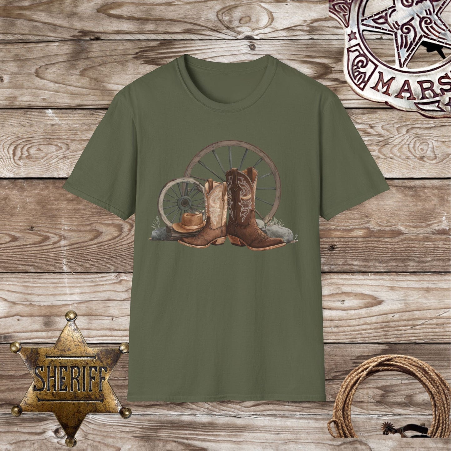 Western Cowboy Boots T-Shirt