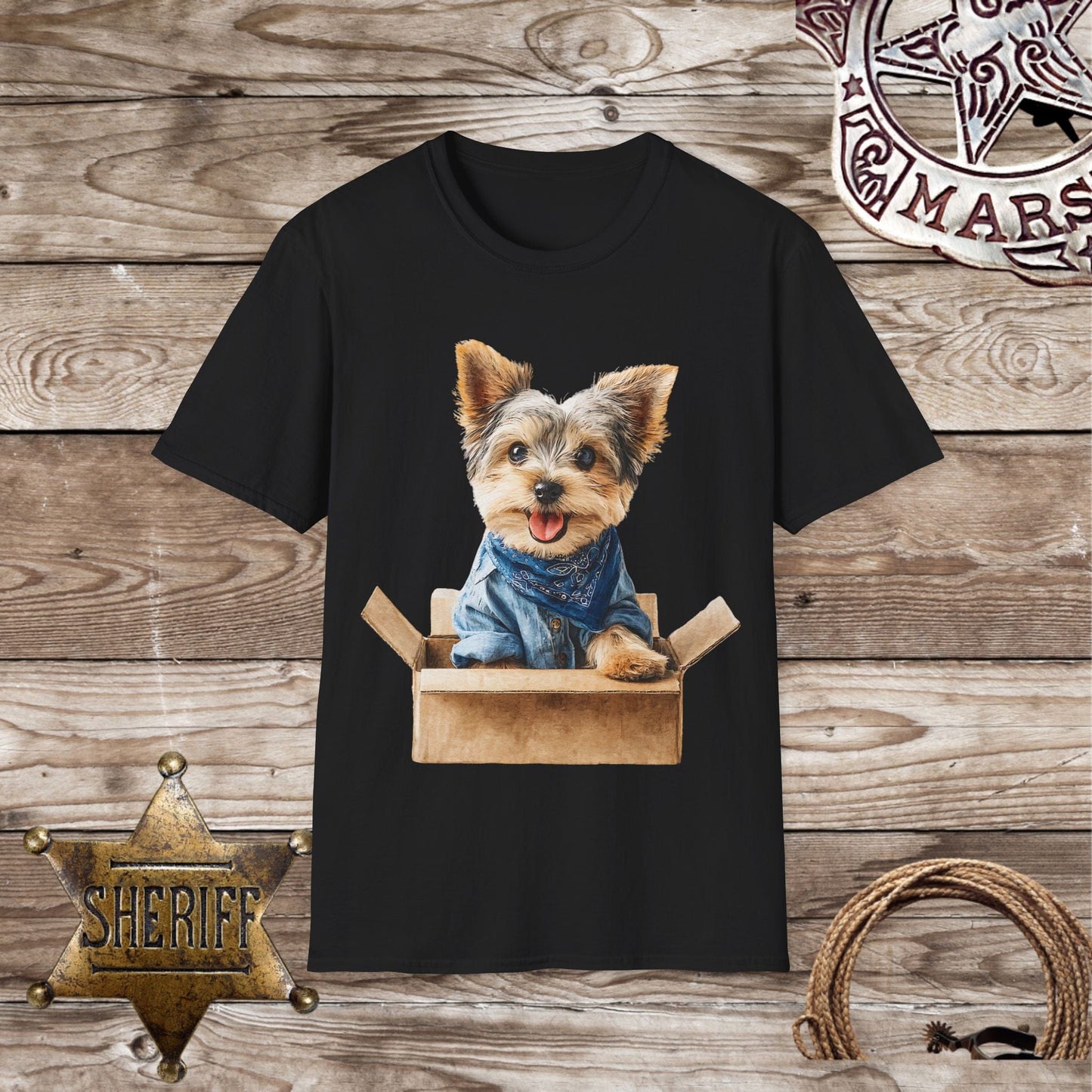 Cute Dog in a Box T-Shirt,