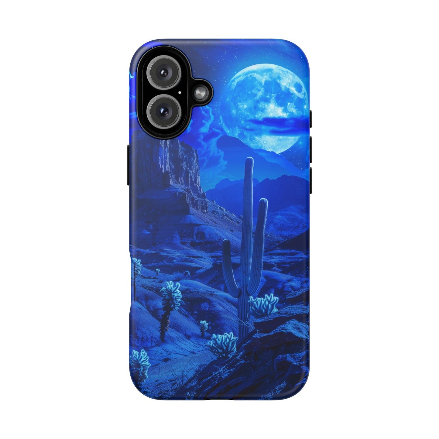 Blue Desert Moon Phone Case