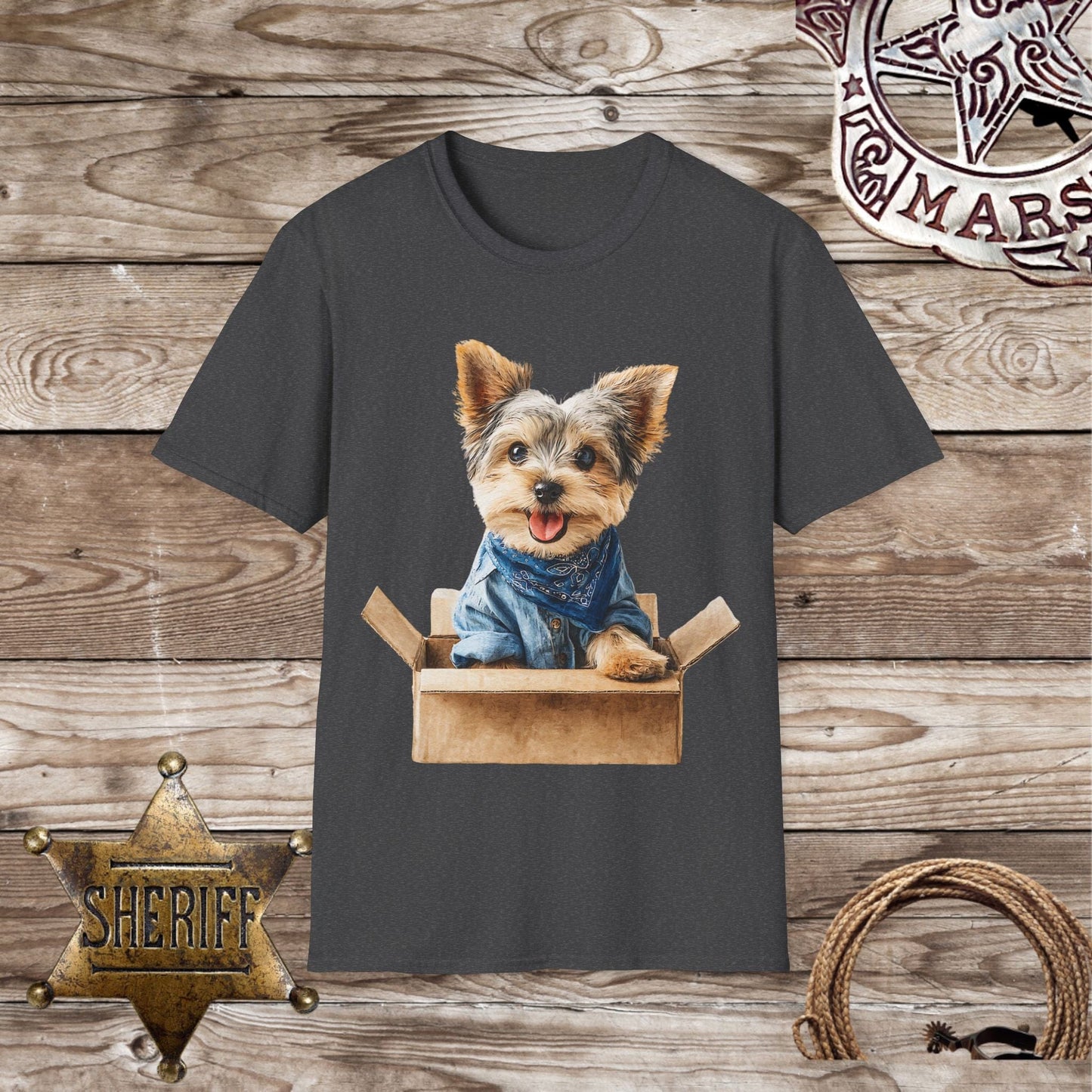 Cute Dog in a Box T-Shirt,