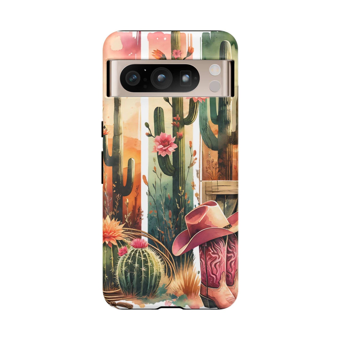 Southwestern Floral Cactus -Tough Case