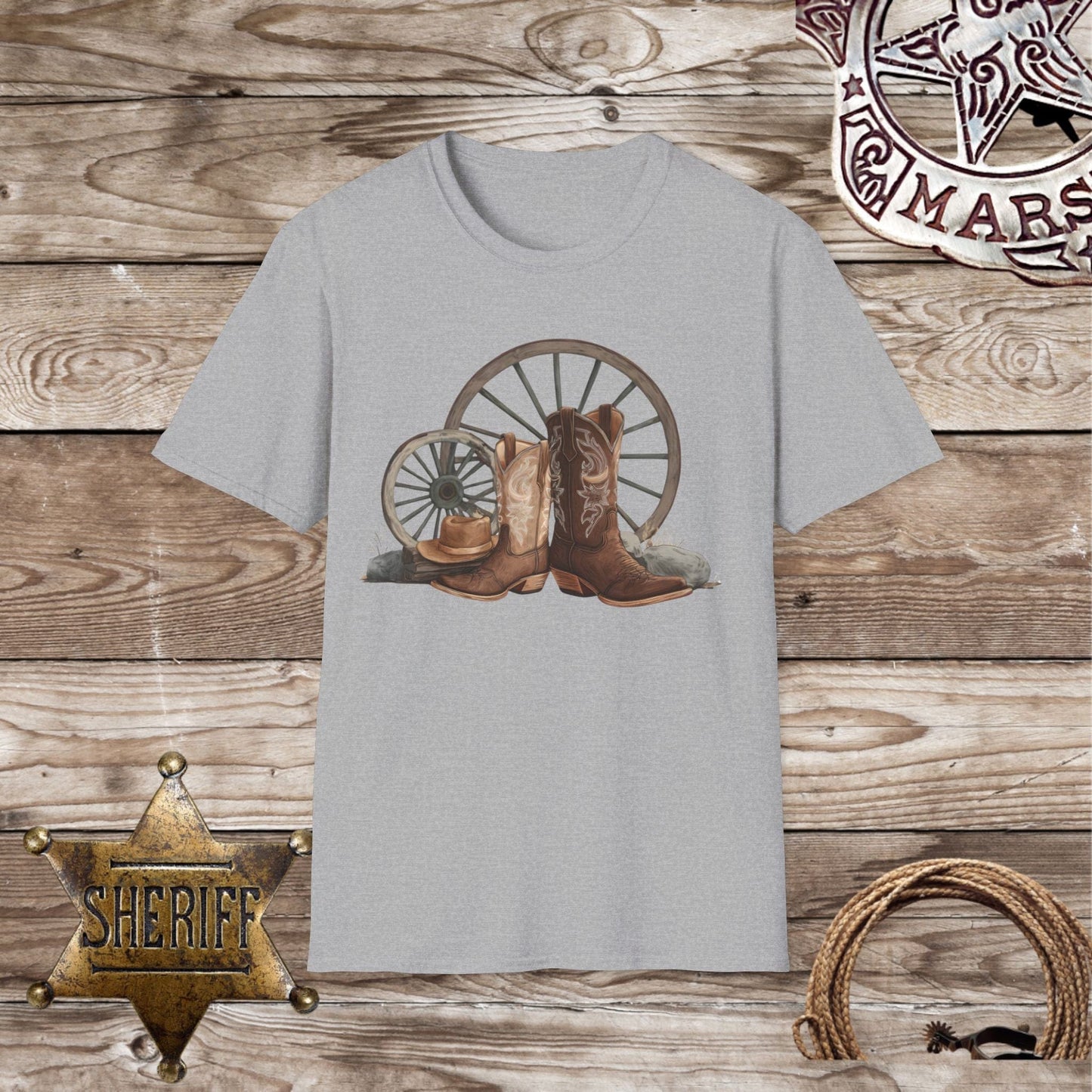 Western Cowboy Boots T-Shirt