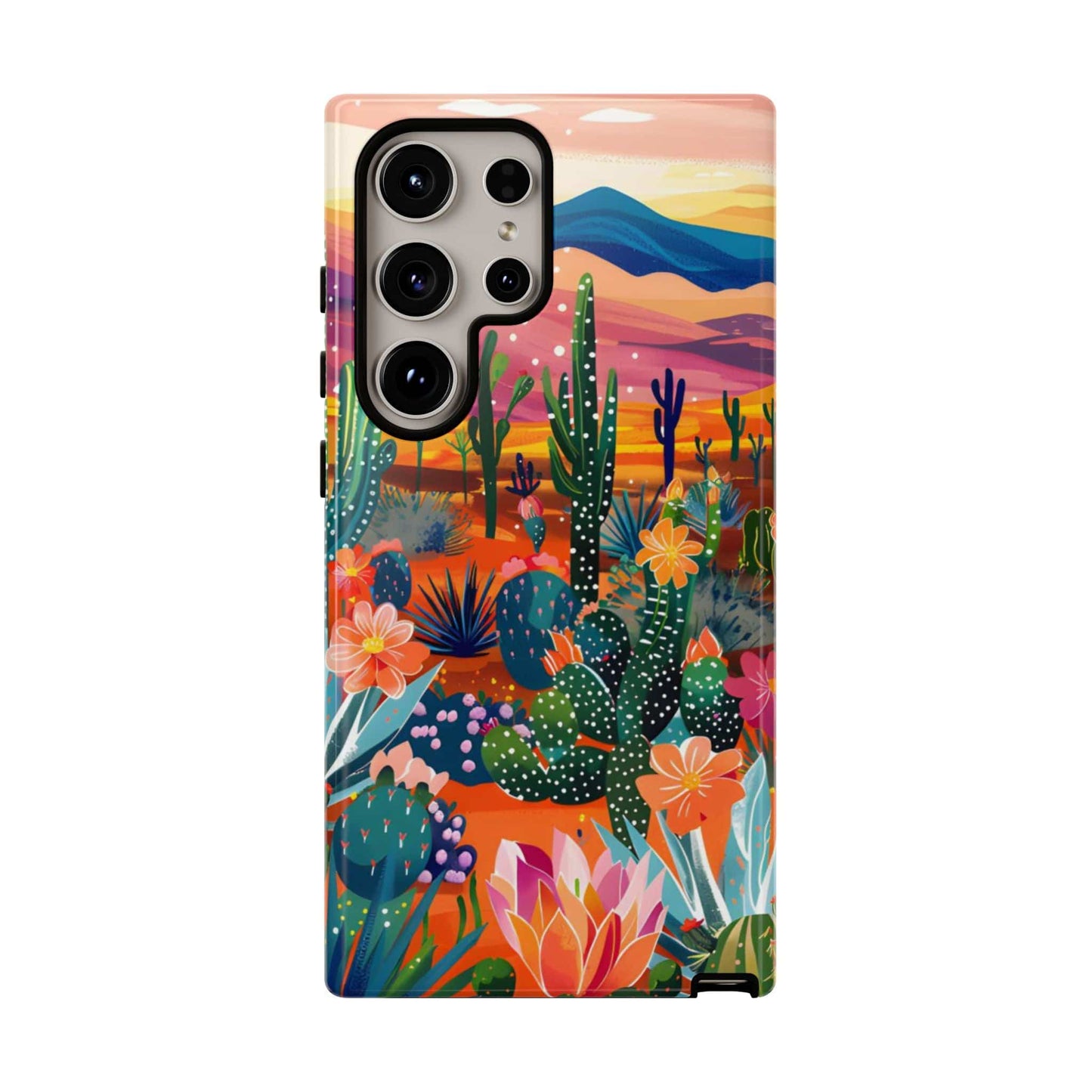Colorful Cactus Phone Case