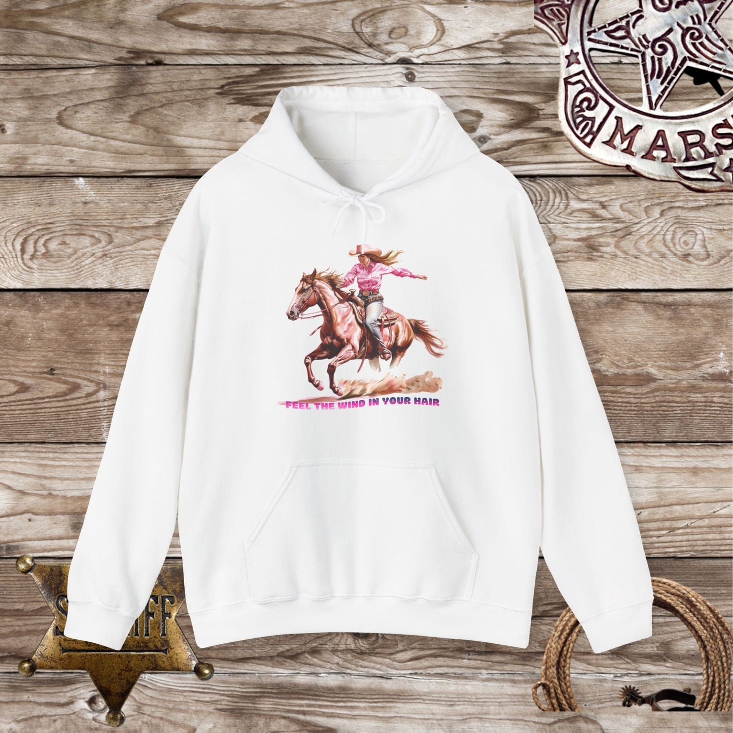 Feel the Wind -Hooded Sweatshirt