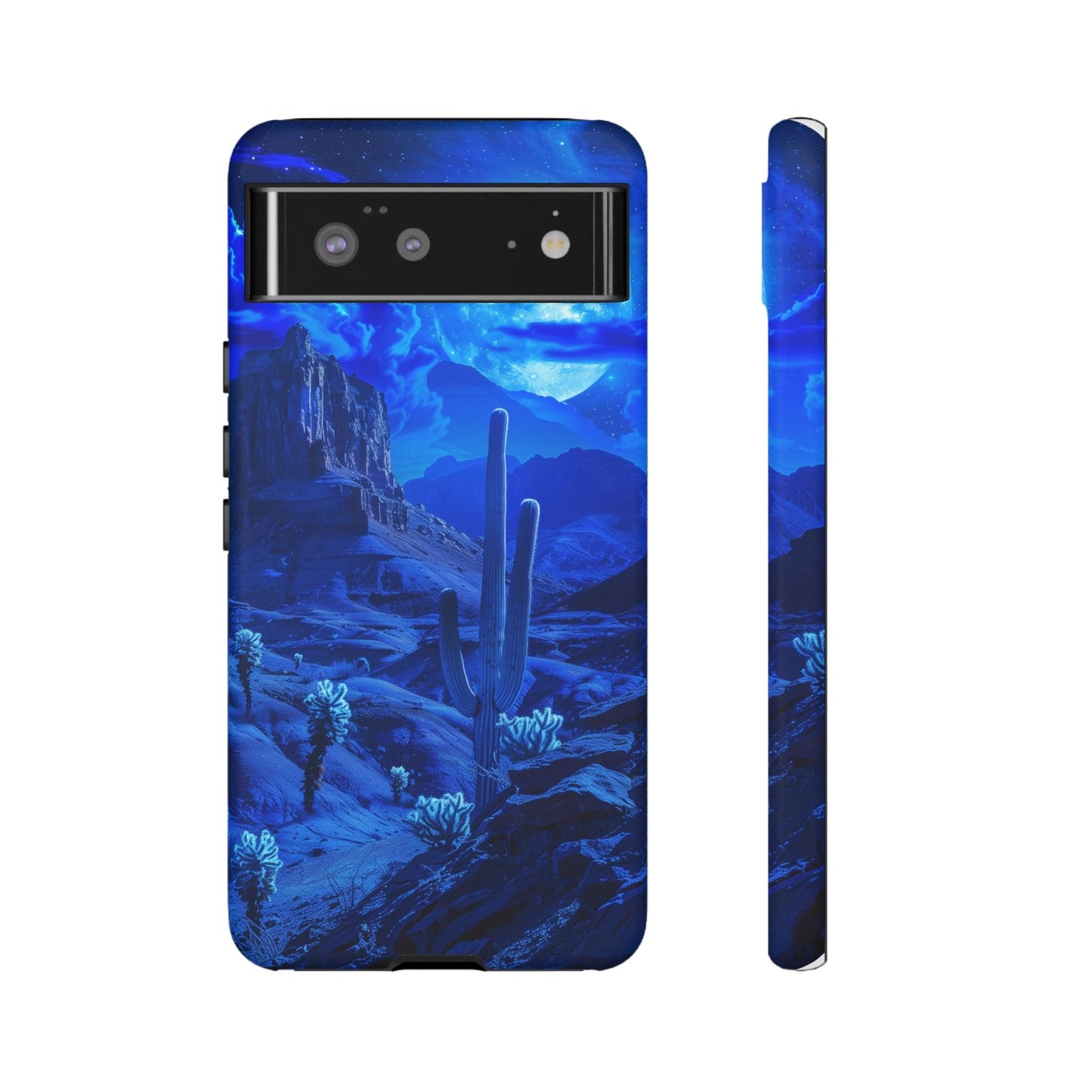 Blue Desert Moon Phone Case