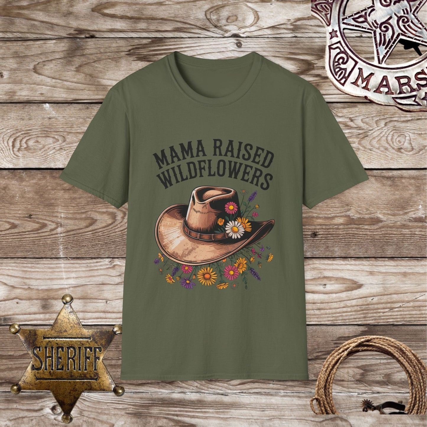 Mama Raised Wildflowers T-Shirt