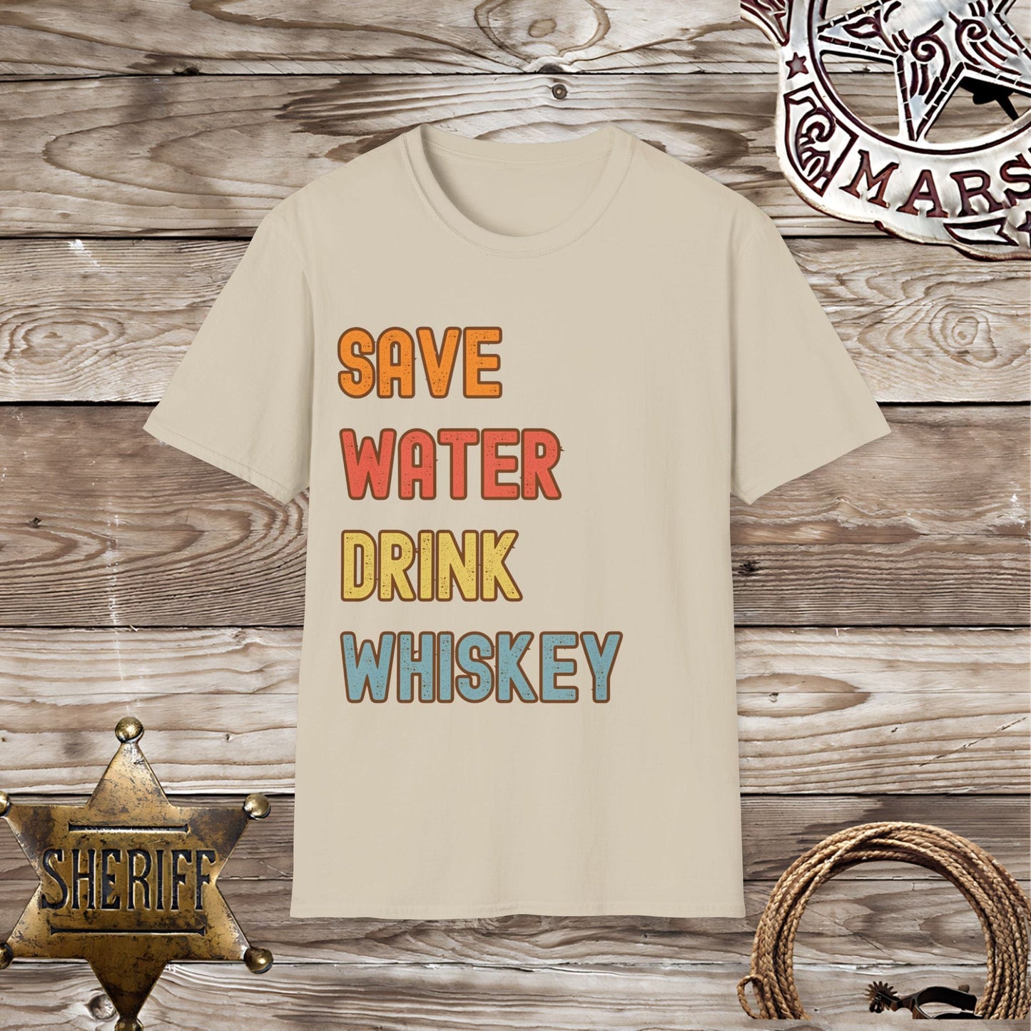 Save Water Drink Whiskey - T-Shirt