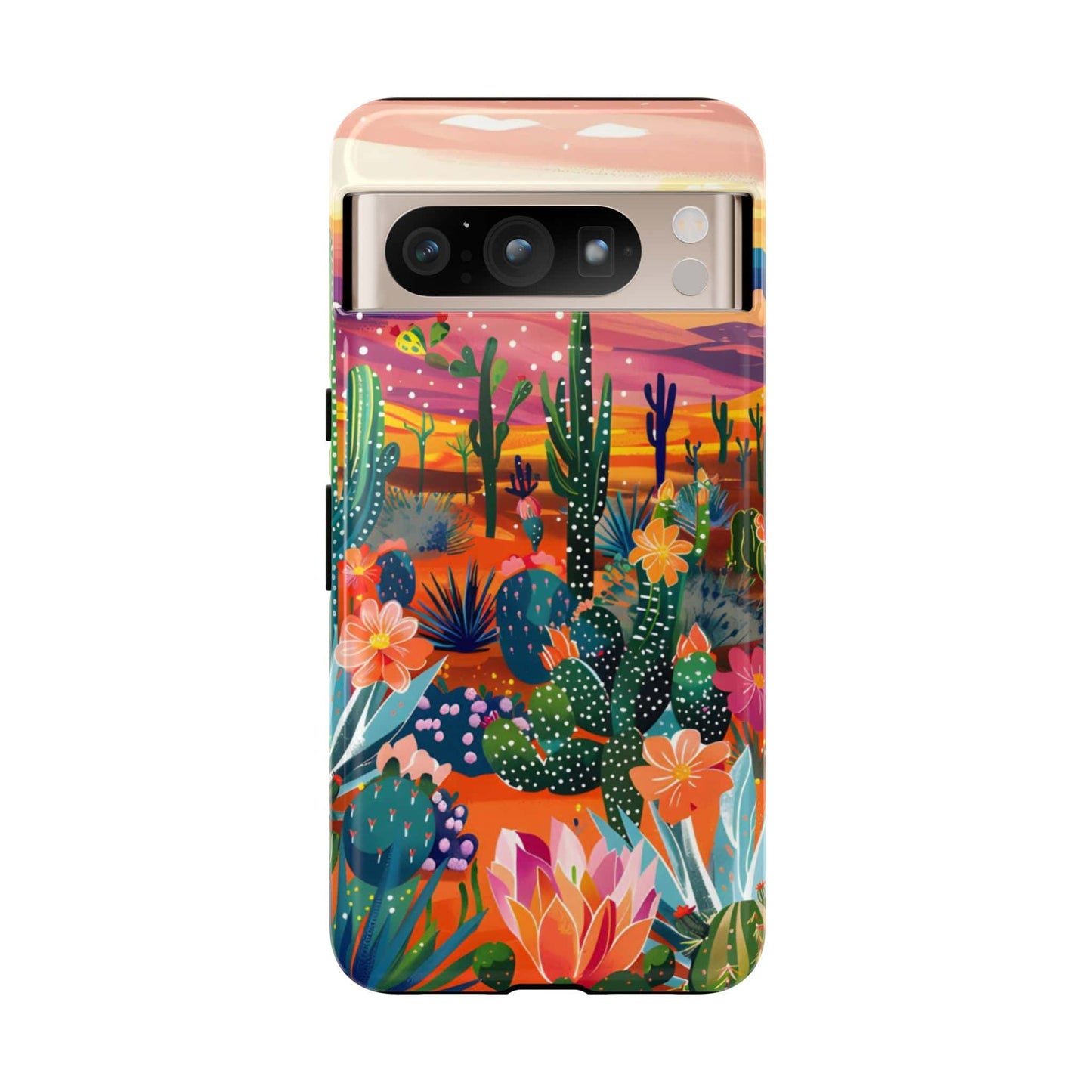 Colorful Cactus Phone Case