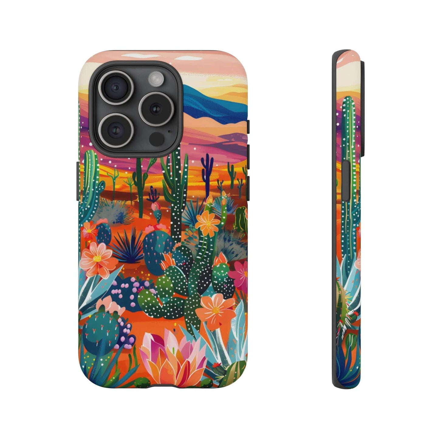 Colorful Cactus Phone Case