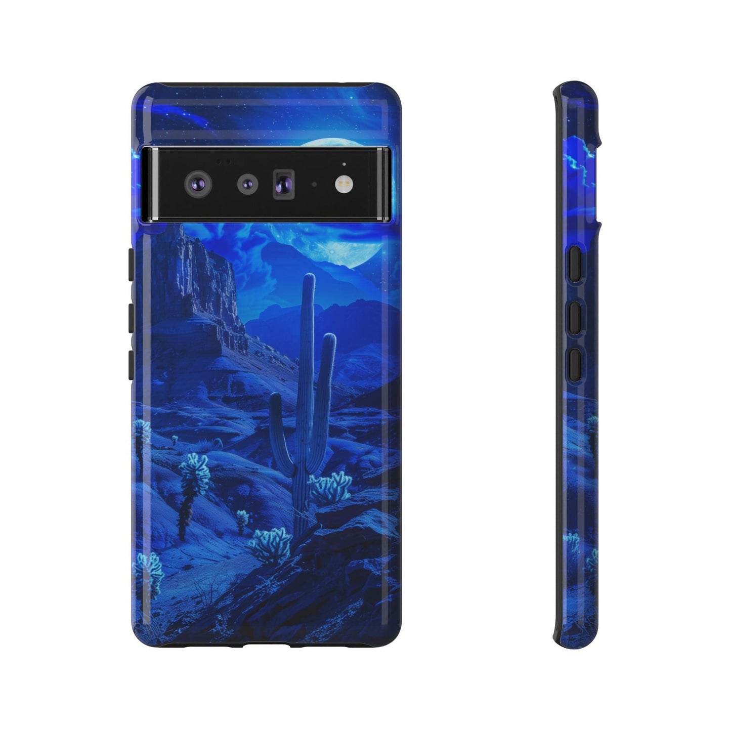 Blue Desert Moon Phone Case