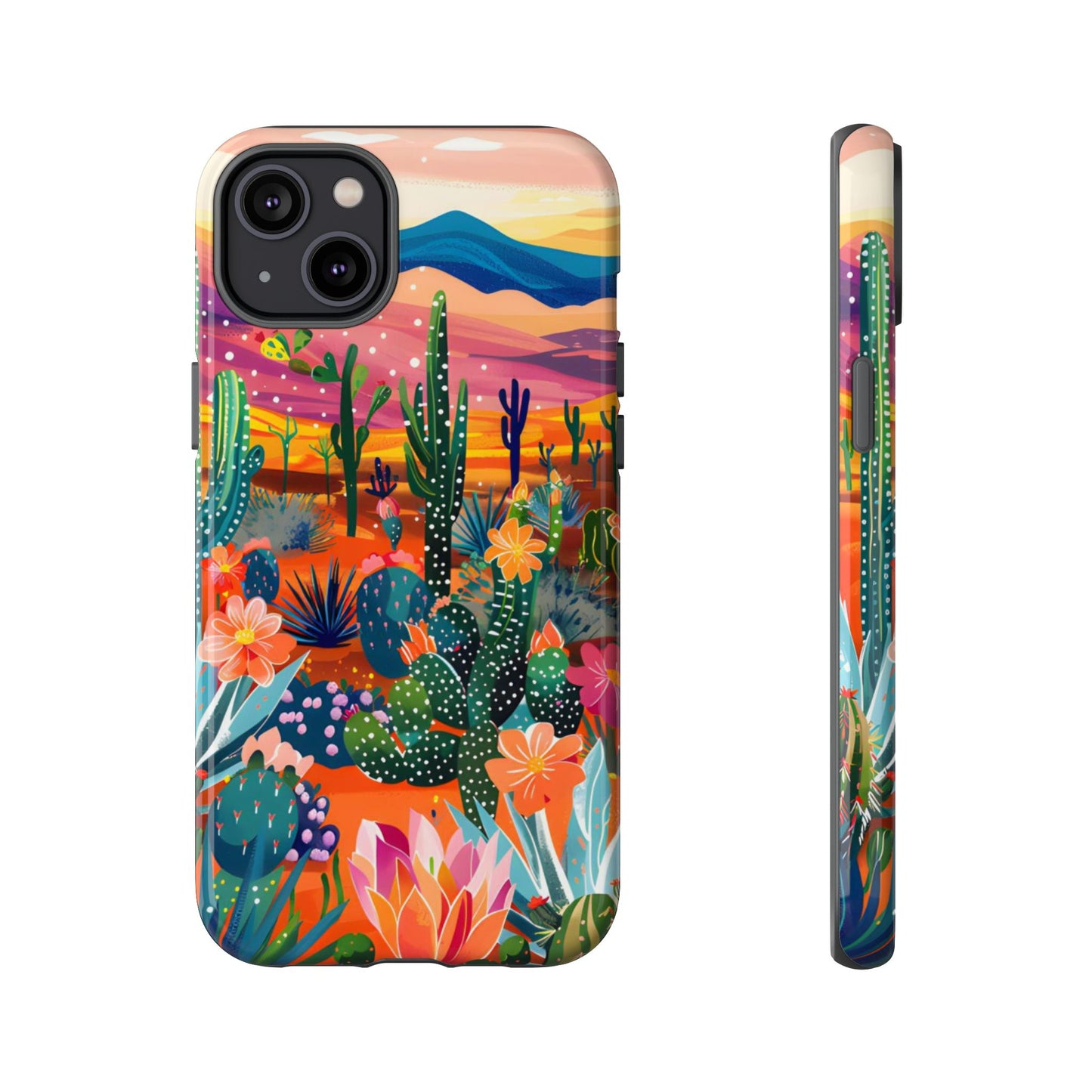 Colorful Cactus Phone Case
