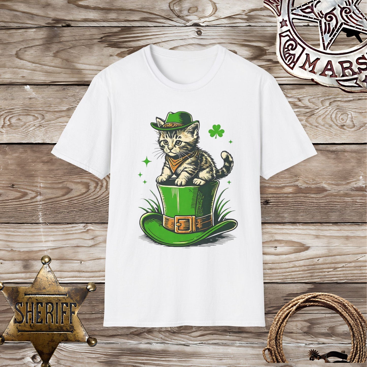 St. Patrick's Day Cat T-Shirt