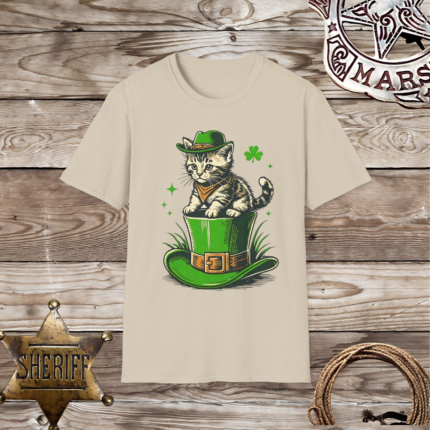 St. Patrick's Day Cat T-Shirt