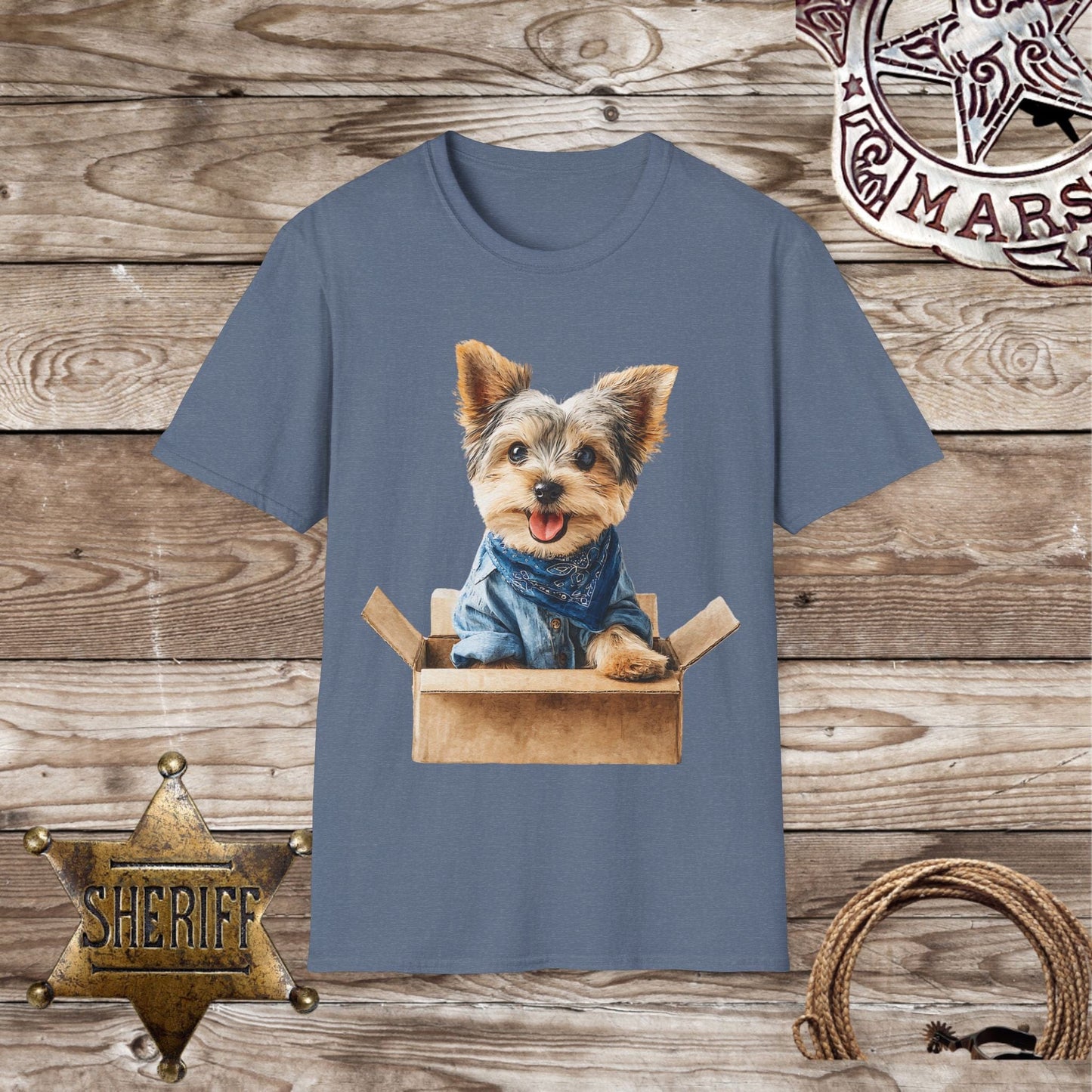 Cute Dog in a Box T-Shirt,