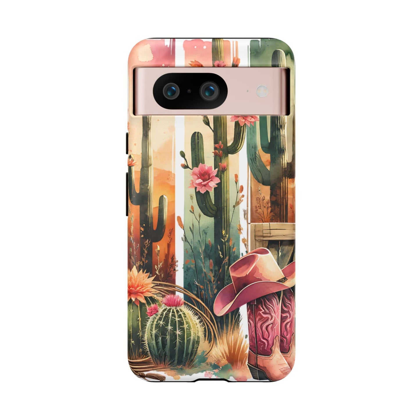Southwestern Floral Cactus -Tough Case