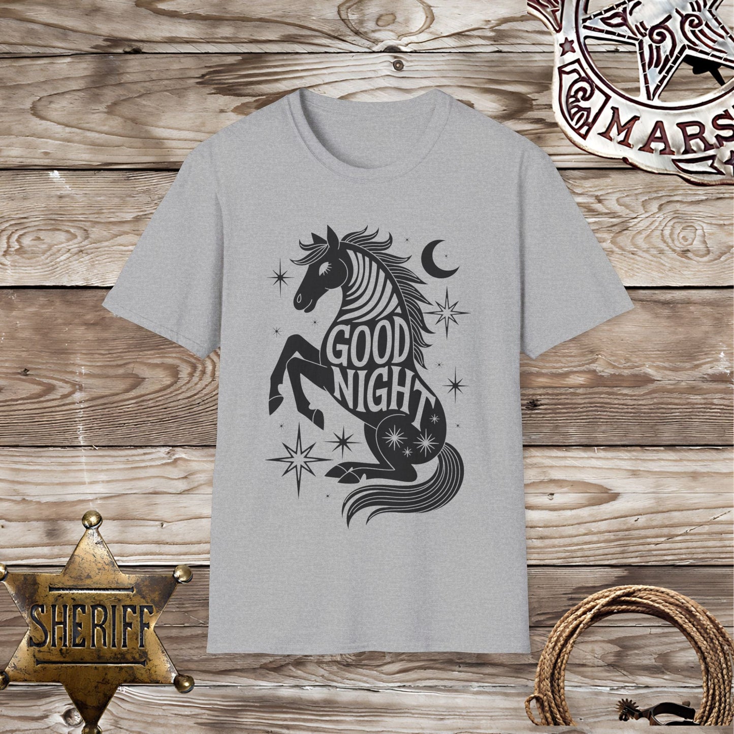 Good Night Unicorn Horse T-Shirt