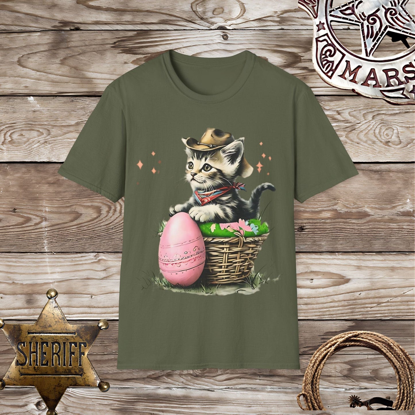 Cute Cat Easter T-Shirt
