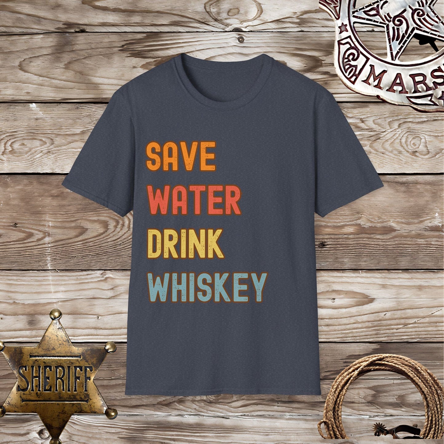 Save Water Drink Whiskey - T-Shirt
