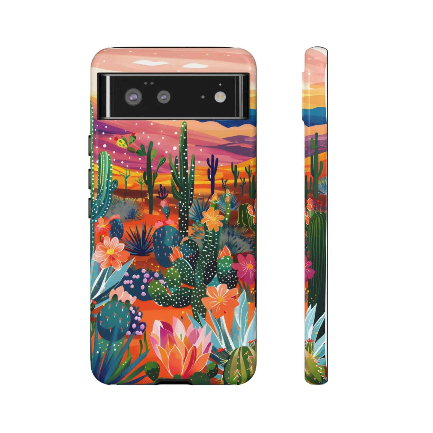 Colorful Cactus Phone Case