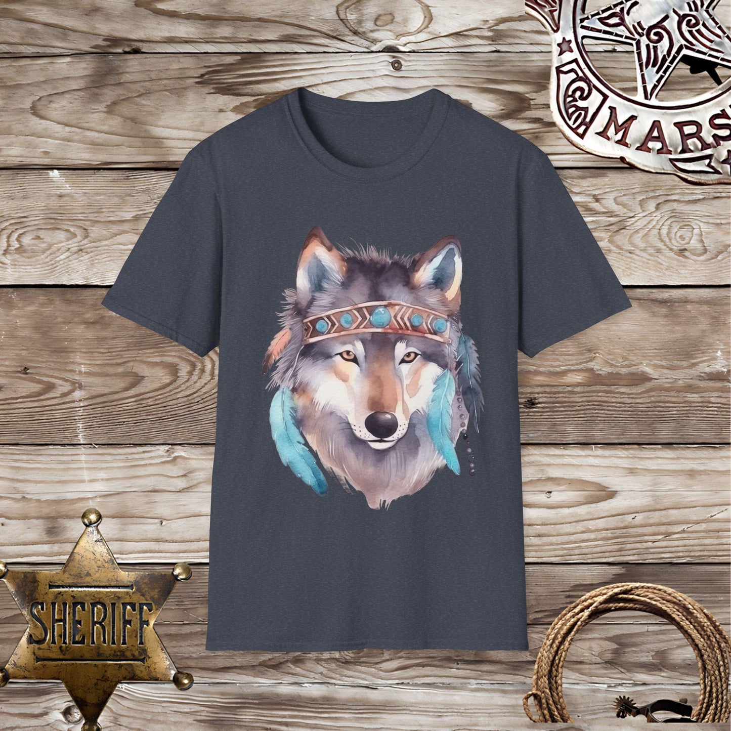 Wolf Headdress T-Shirt –
