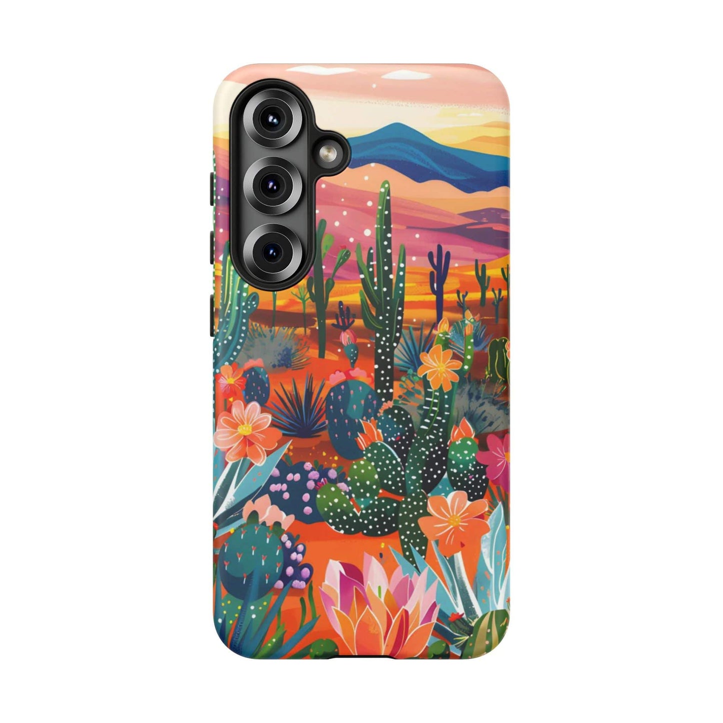Colorful Cactus Phone Case