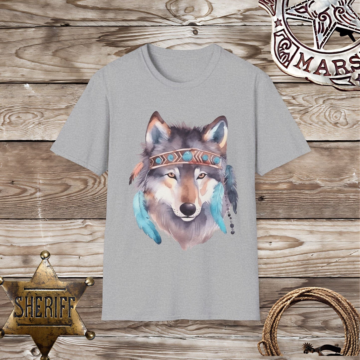 Wolf Headdress T-Shirt –