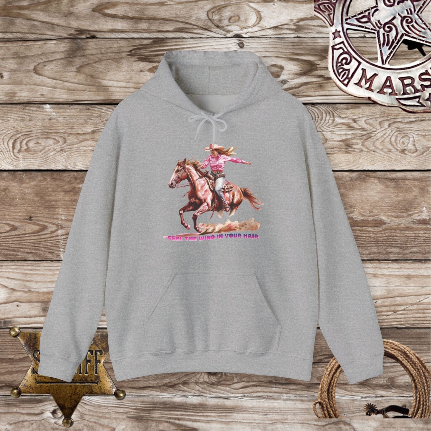 Feel the Wind -Hooded Sweatshirt
