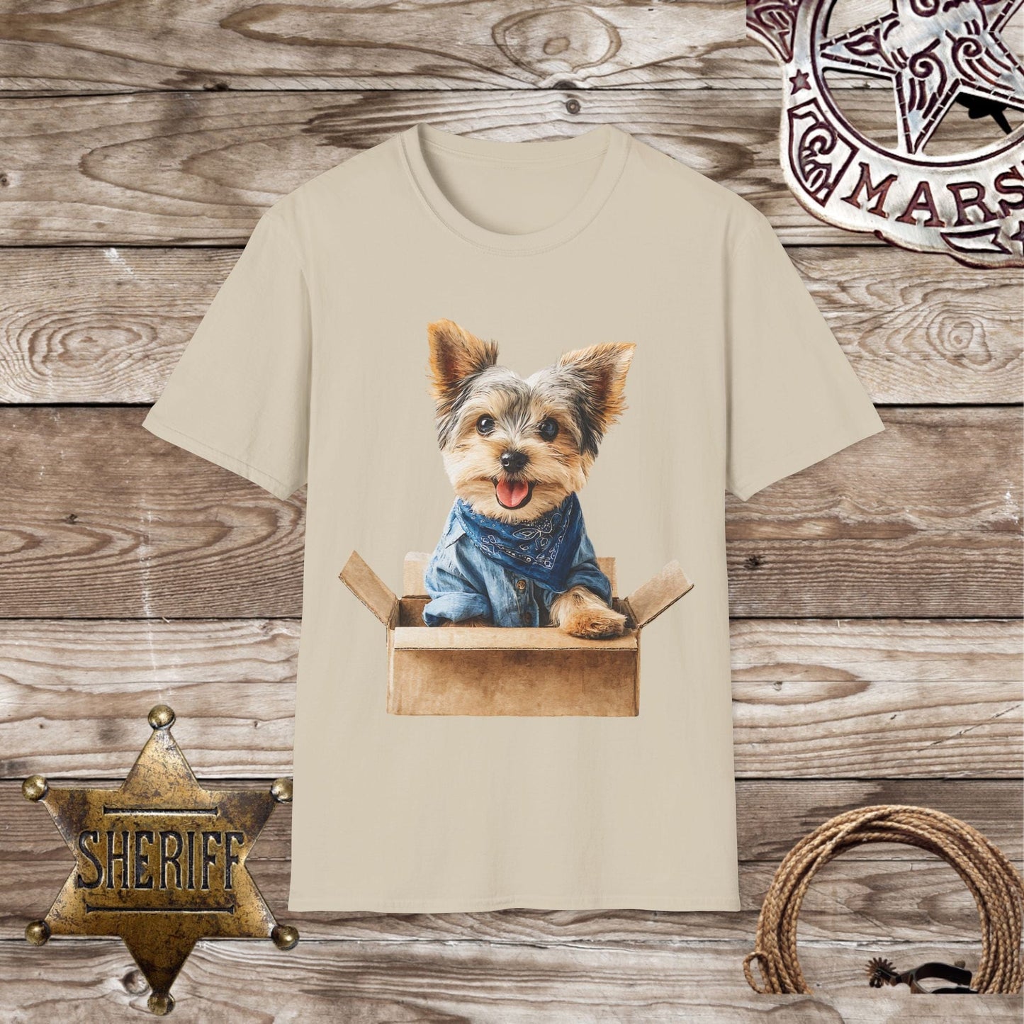 Cute Dog in a Box T-Shirt,