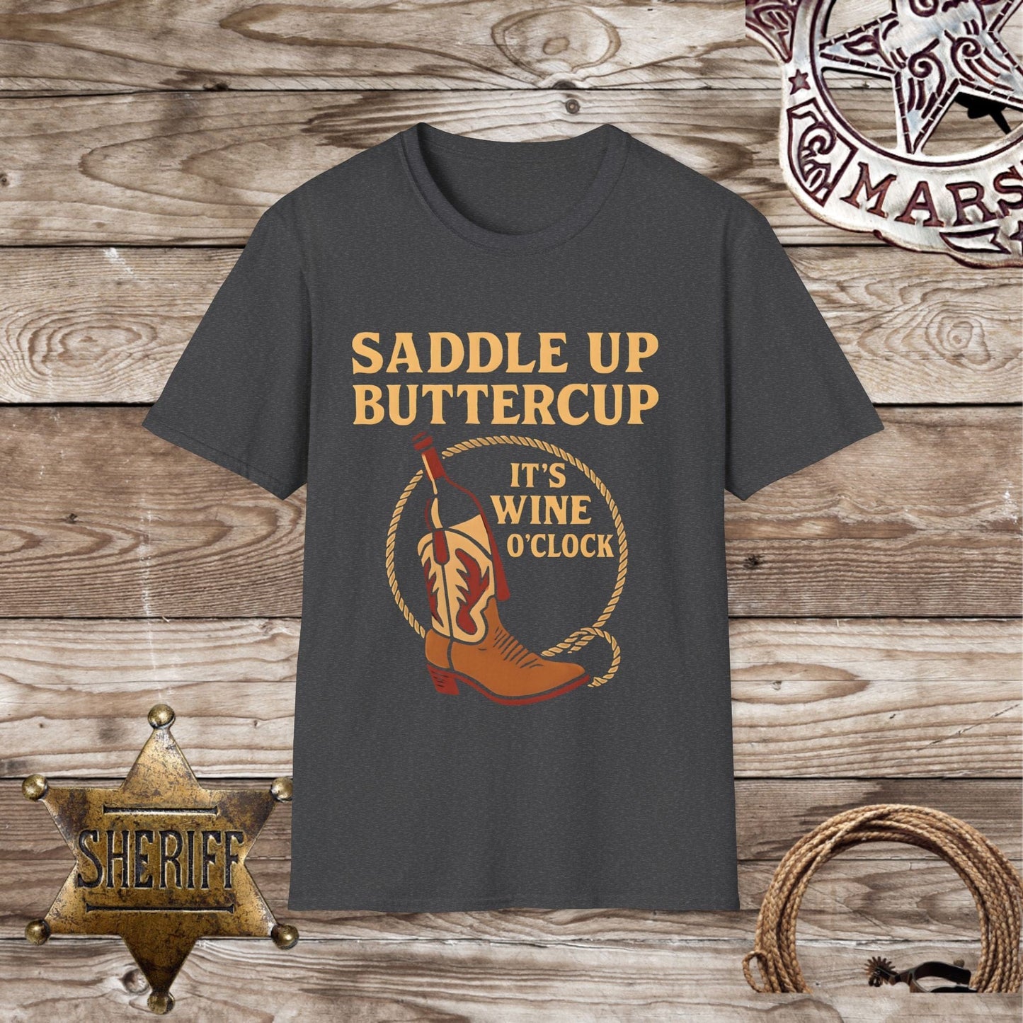 Cowboy Wine O'Clock T-Shirt