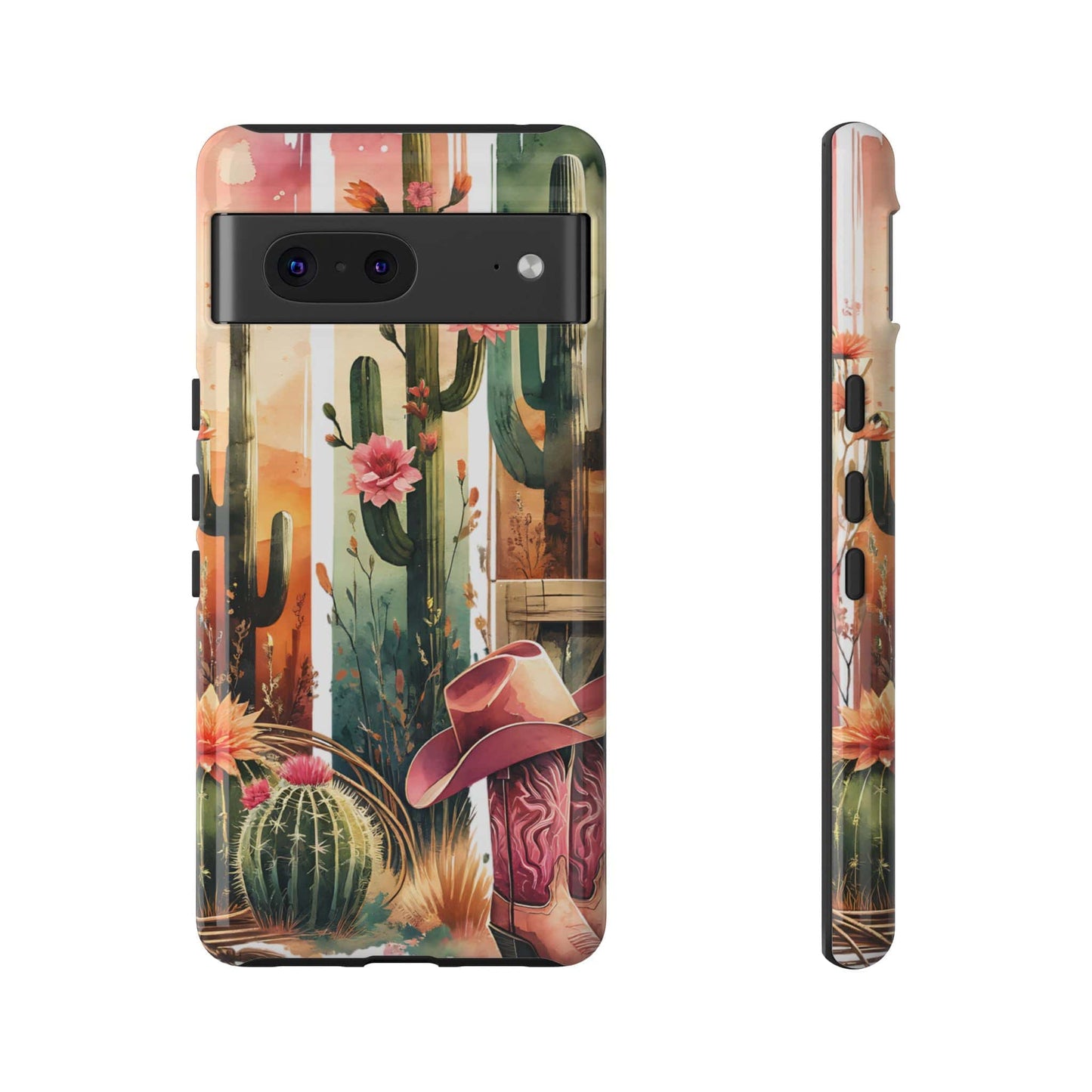 Southwestern Floral Cactus -Tough Case