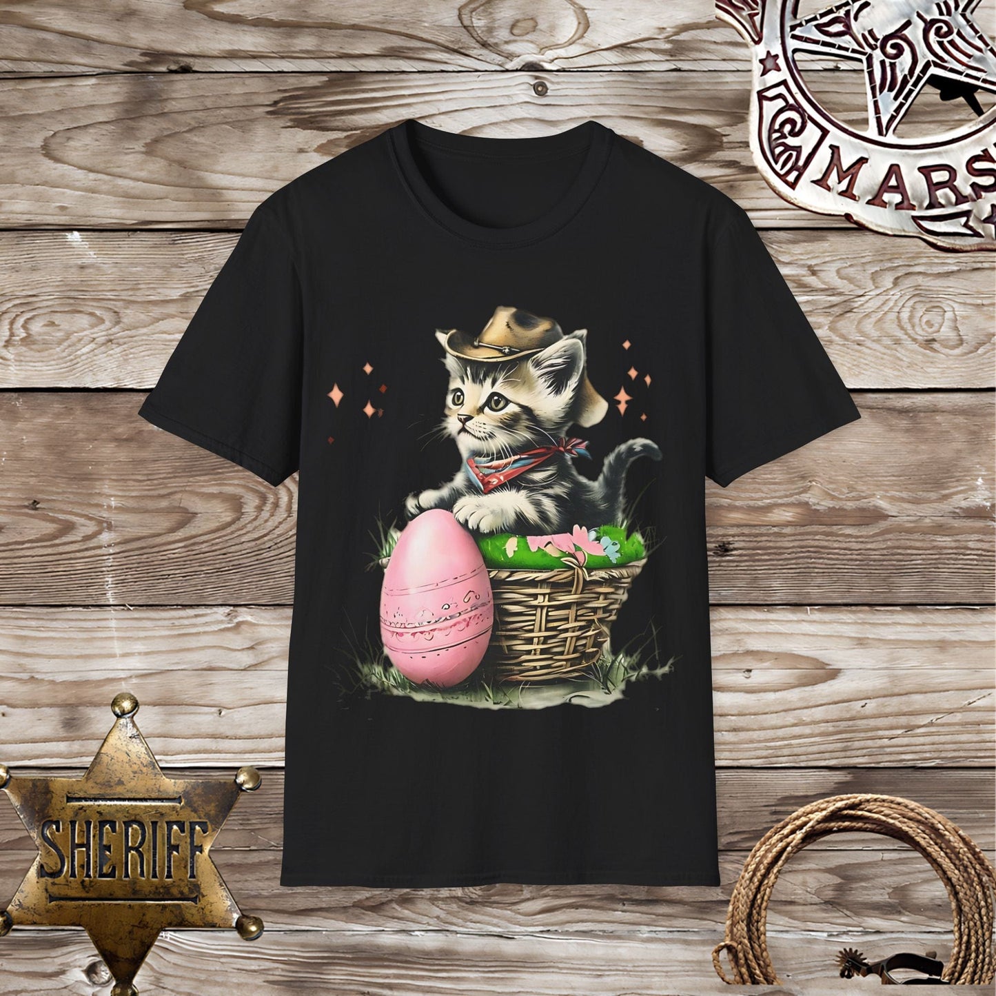 Cute Cat Easter T-Shirt