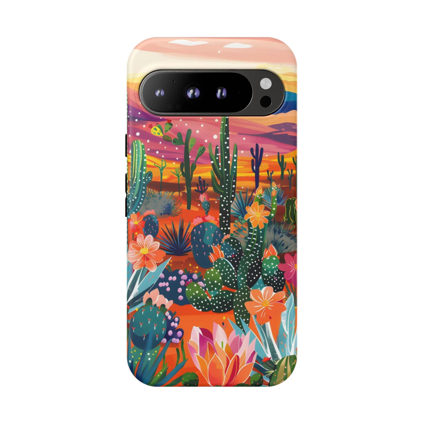 Colorful Cactus Phone Case