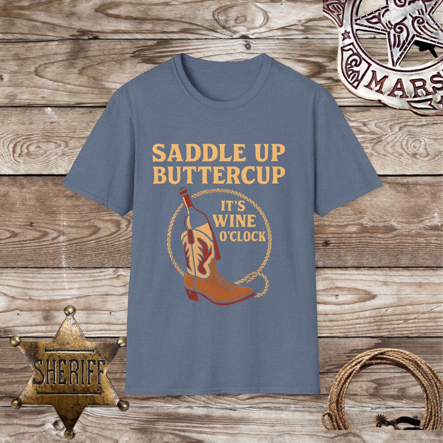 Cowboy Wine O'Clock T-Shirt
