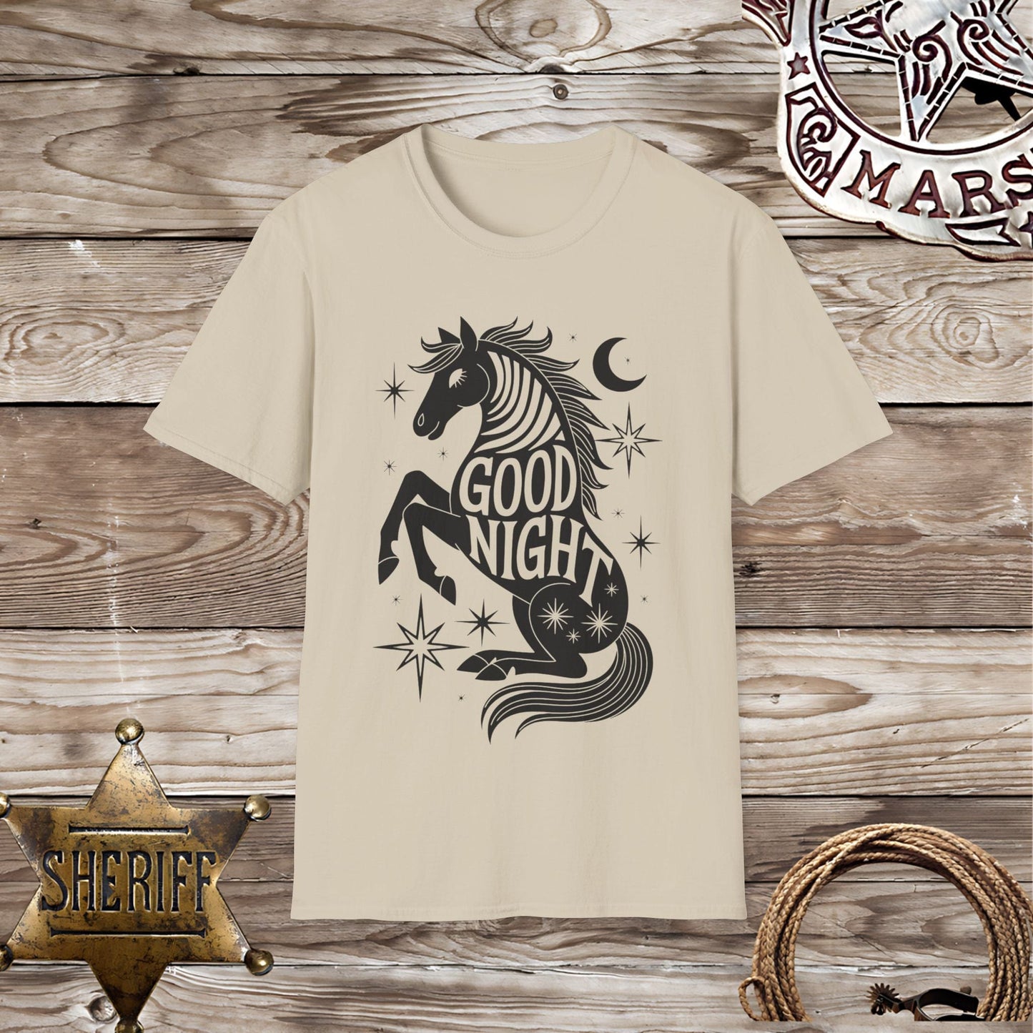 Good Night Unicorn Horse T-Shirt
