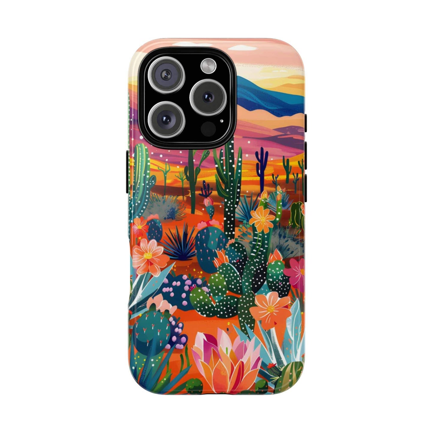 Colorful Cactus Phone Case