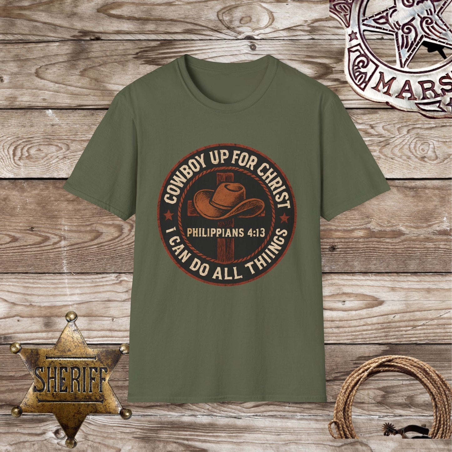 Cowboy Up for Christ T-Shirt