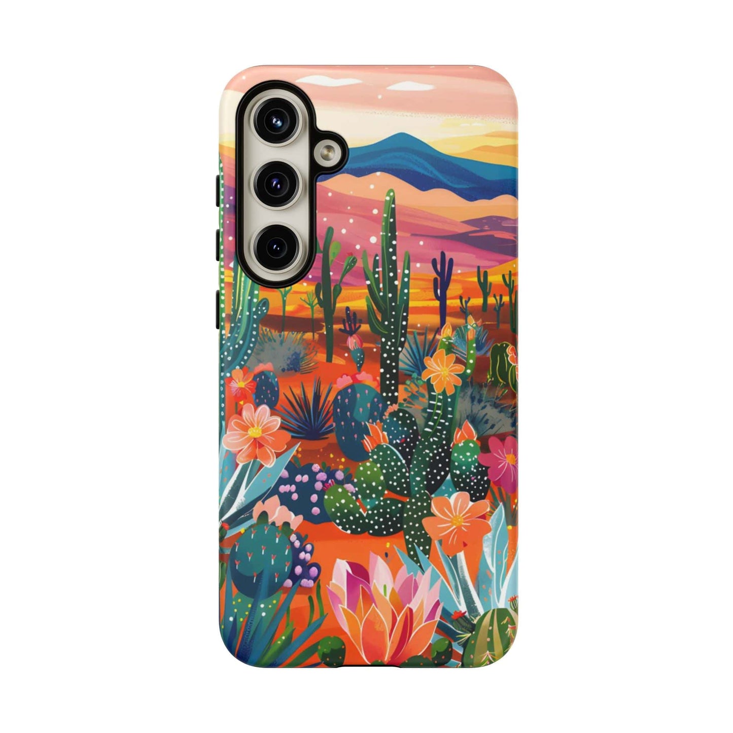 Colorful Cactus Phone Case