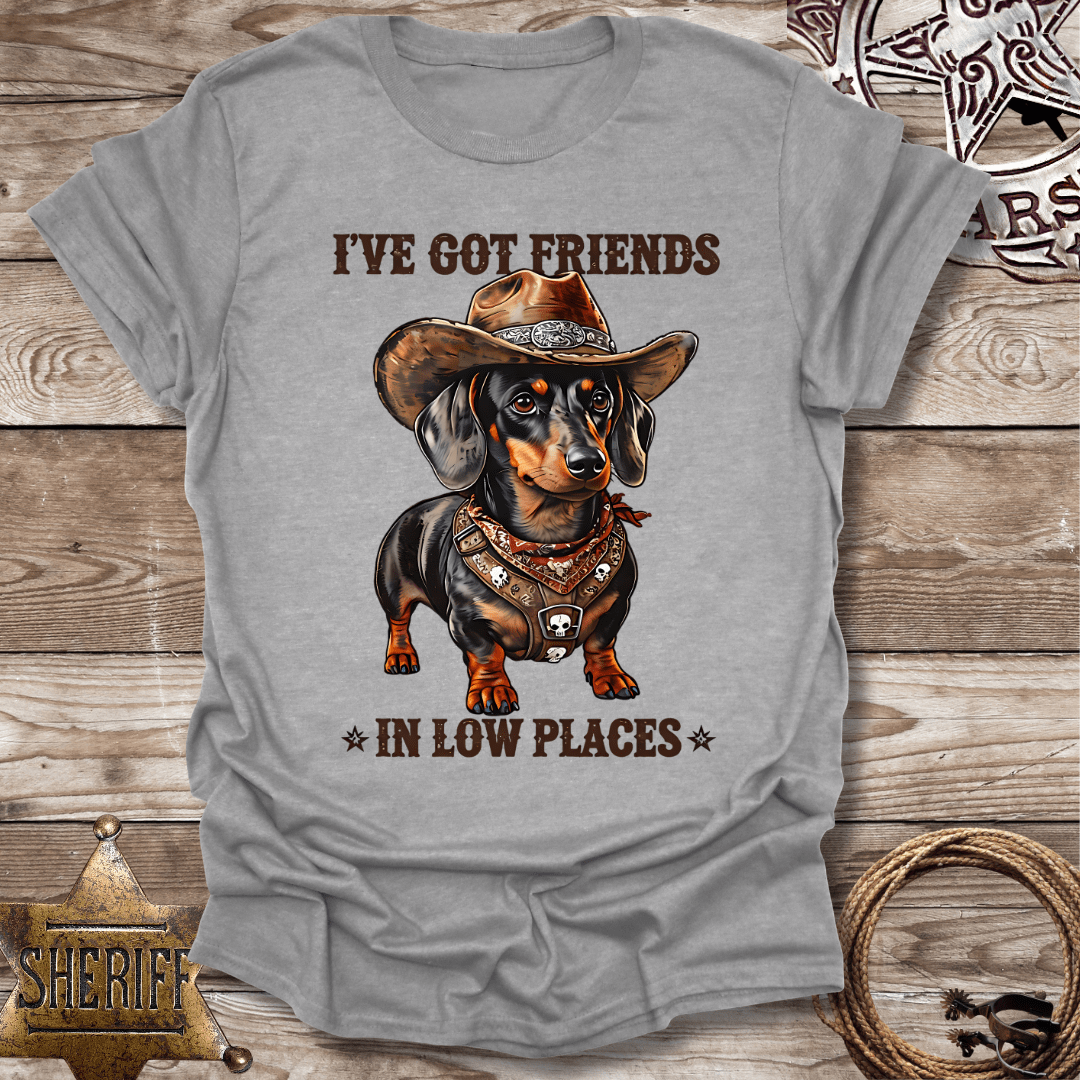 Unisex Softstyle T-Shirt - "I've Got Friends in Low Places"