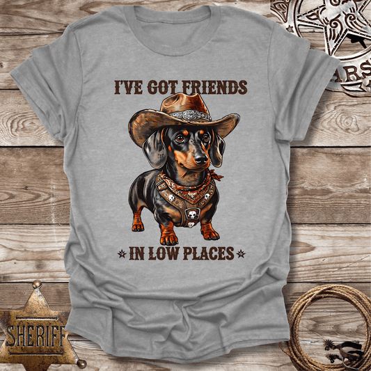 "I've Got Friends in Low Places"- T-Shirt