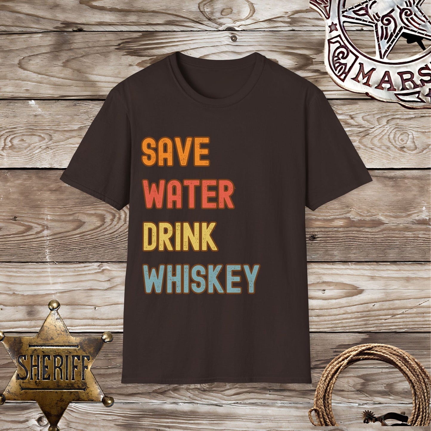 Save Water Drink Whiskey - T-Shirt
