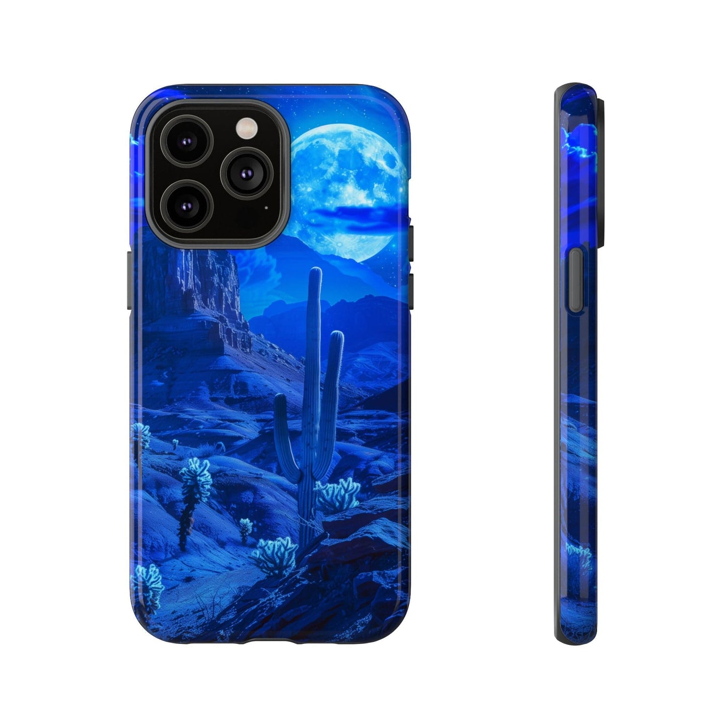 Blue Desert Moon Phone Case