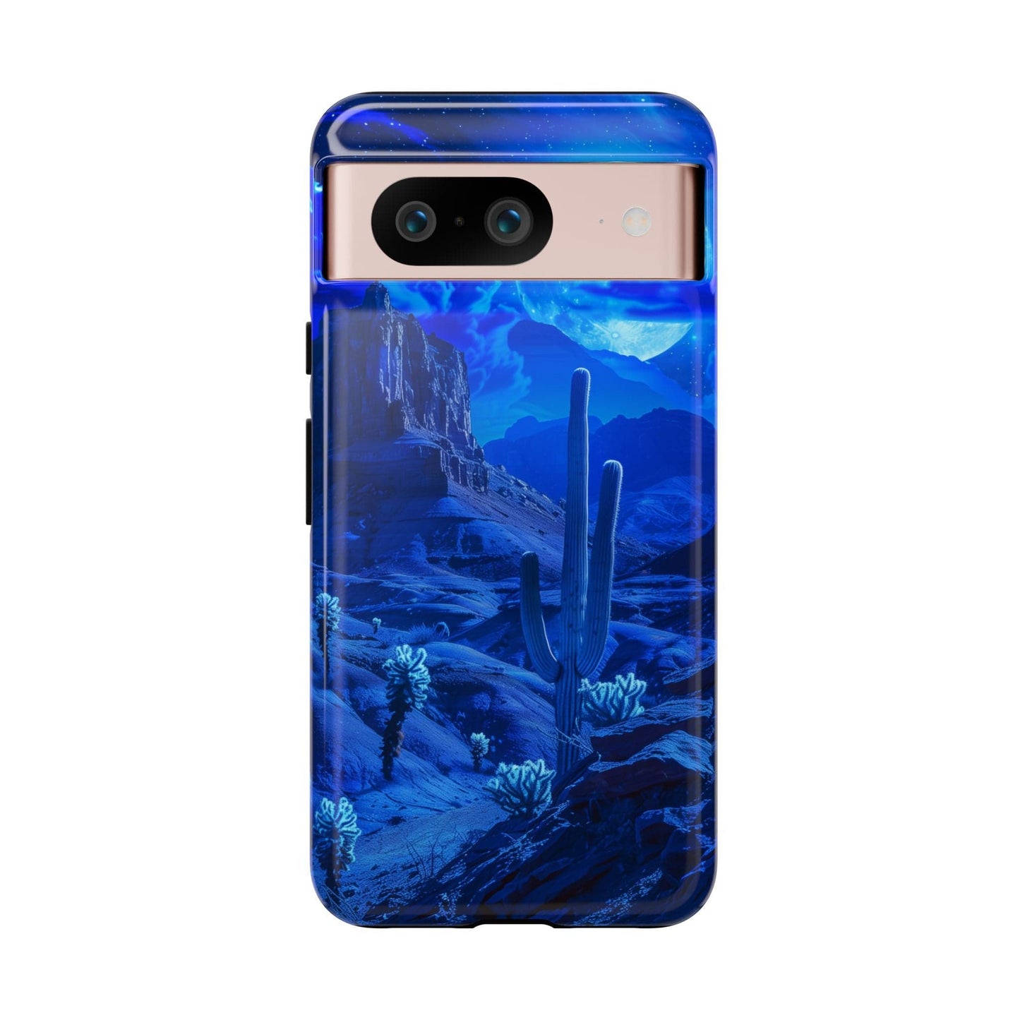 Blue Desert Moon Phone Case